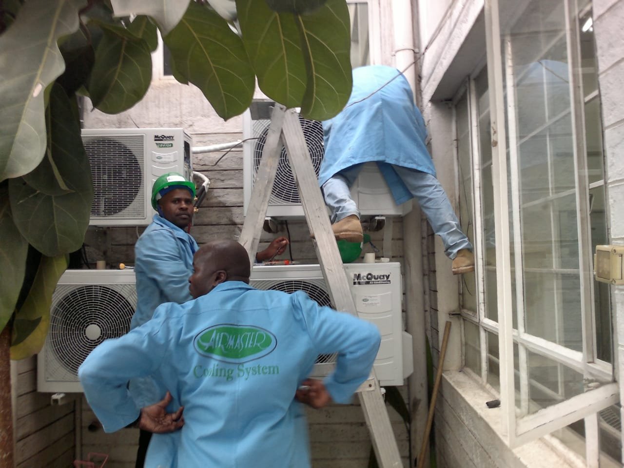 Airmaster Kenya engineering team on-site inspection
